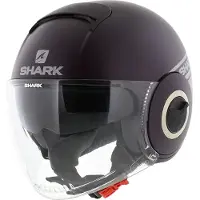 Shark Nano Street, violet fluo/blanc, Casque jet blanc XS