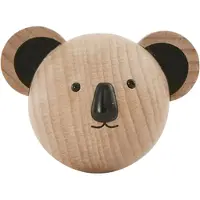OYOY Patère - 5x4x4 cm - Mini - Koala - Naturel - - UneTaille - Patère