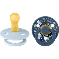 BIBS X Liberty Colour Tétine - 2 Pack - Taille 1 - Tour - Camomi - - 0-6 mois - Tétine
