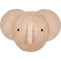 OYOY Patère - 5,4x7,4x6,4 cm - Mini - Éléphant - Naturel - - UneTaille - Décoration