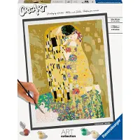 Ravensburger Puzzle Peinture au Numéro - CréArt - Art Collection - Klimt - Le baiser