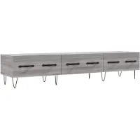 vidaXL Armoire TV Gris Sonoma 150x36x30 cm Bois composite