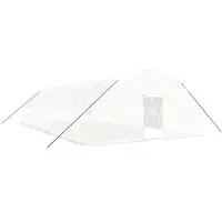 vidaXL Serre avec cadre en acier blanc 72 m² 12x6x2,85 m