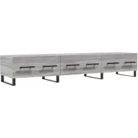 vidaXL Armoire TV Gris Sonoma 150x36x30 cm Bois composite
