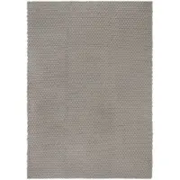vidaXL Tapis rectangulaire Gris 160x230 cm Coton