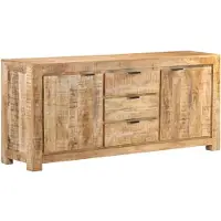 vidaXL Buffet 175x40x75 cm Bois de manguier rugueux