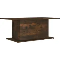 vidaXL Table basse chêne fumé 102x55,5x40 cm bois composite