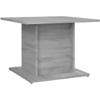vidaXL Table basse Gris Sonoma 55,5x55,5x40 cm Bois composite