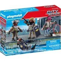Playmobil City Action 71146 Equipe forces spéciales avec bandit