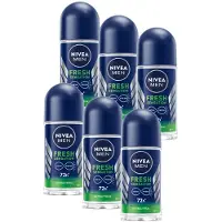 Nivea 6 déodorants à bille Men Fresh Sensation, 50 ml