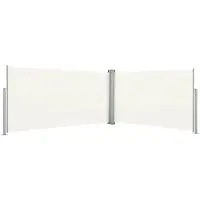 vidaXL Auvent latéral rétractable 160x600 cm Crème