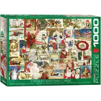 Eurographics Puzzle Anciennes Cartes de Noël - 1000 pièces