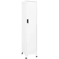 vidaXL Armoire à casiers Blanc 38x45x180 cm Acier