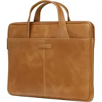 dbramante1928 Sac ordinateur 16 pouces Silkeborg - Cuir véritable - Golden Tan
