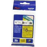 Brother TZe-641 - (18 mm) - Noir sur jaune - Ruban