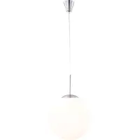 Globo Lampe pendante de conception Balla nickel avec blanc Ø 30cm
