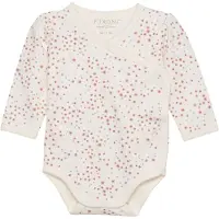 Fixoni Barboteuse / body bleu-gris / rouille / rose