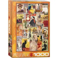 Eurographics Puzzle Affiches vintage d'opéra et de théâtre 1000 pièces