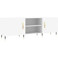 vidaXL Armoire TV Blanc 150x30x50 cm Bois composite