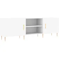 vidaXL Armoire TV Blanc 150x30x50 cm Bois composite