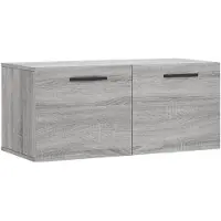 vidaXL Armoire murale Gris Sonoma 80x36,5x35 cm Bois composite