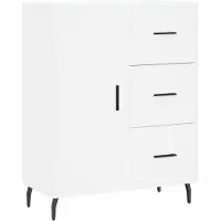 vidaXL Sideboard Blanc 69,5x34x90 cm Bois composite