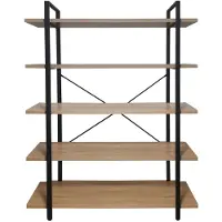 Erro Boekenrek - boekenkast - boekenplank - 5 planken - 120x33x178
