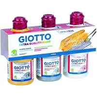 Giotto Peinture Giotto de qualité supérieure 3 x 250 ml - Métal & Perle