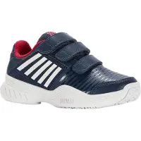 K-Swiss Chaussures de Tennis K Swiss Kids Court Express Strap Omni Opal White Lollipop-Taille 29