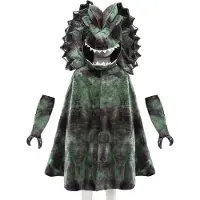 Great Pretenders Déguisement - Cape - Dilophosaurus av. Griffe - - 4-6 ans (104-116) - Costumes