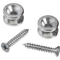 D'Addario PWEP202 Fermeture de sangle Silver
