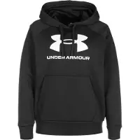 Under Armour Rival Fleece Big Logo Hoodie Noir L Femme