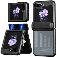 IMoshion Coque arrière Rugged Clear Samsung Galaxy Z Flip 5 - Noir