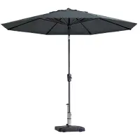 Madison Parasol Paros II Luxe 300 cm Gris