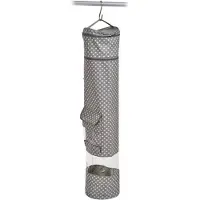 Zeller 14660 Geschenkpapier-Organizer grau/weiß 17,0 x 17,0 x 85,0 cm, 1 St.