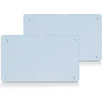 Zeller 26204 set de 2 planches à découper en verre, 25 x 15 x 0,5 cm