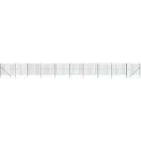 vidaXL Clôture grillagée Vert 2x25 m Acier galvanisé