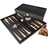 Philos Backgammon skariana petit (Allemand, Anglais, Français, Italien, Polonais, 2 Joueur)