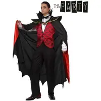 Atosa Déguisement adulte vampire rouge t-2