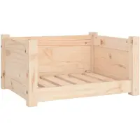 vidaXL Lit pour chien 55,5x45,5x28 cm Pin massif