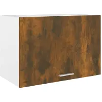 vidaXL Armoire suspendue Lyon chêne fumé 60x31x40 cm Bois composite