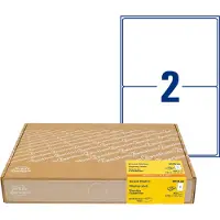 Avery Zweckform 8018-300 Etiquettes 199.6 x 143 mm papier blanc 600 pc(s) permanente Etiquettes d'expédition, Etiquettes