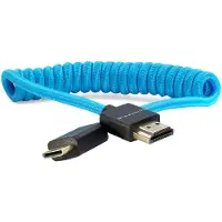 Kondor Blue Curled Mini HDMI to Full HDMI (12-24")