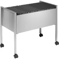 Durable Desserte mobile pour dossiers suspendus Mappenboy , gris, sans dossiers suspendus