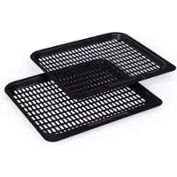 Klarstein AeroVital Fry Set de 2 grilles de cuisson pour friteuse 24x 20cm acier
