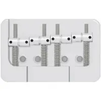 Hipshot 5B4FM1AC Chrome Chevalet pour basse