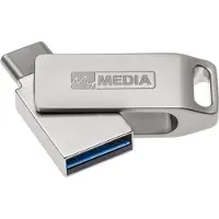 MyMedia My Media 128gb High Speed Dual Usb-c/usb-a 3.2 Pendrive Argenté