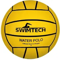 SwimTech Ballon de plage jaune en caoutchouc - tenue parfaite et longue durée de vie