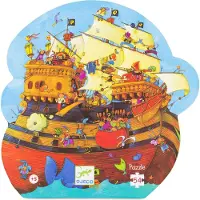 Djeco Puzzle Le Navire de Barbarossa,