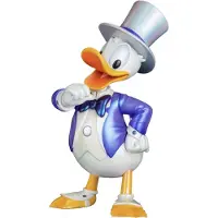 Beast Kingdom Toys Tuxedo Pato Donald Platinum 100th Disney Figure Violet
